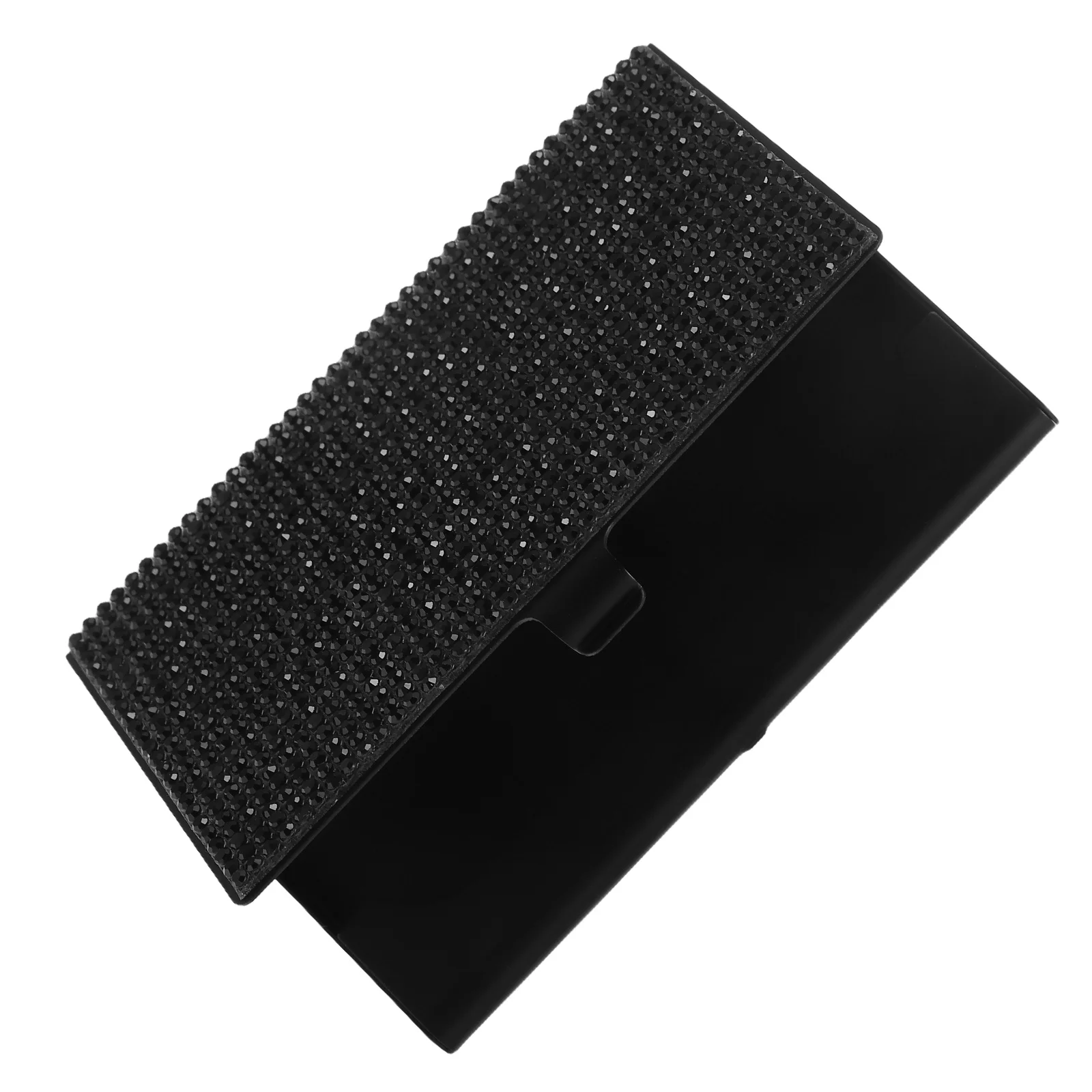Business Card Holder Metal Rhinestone Aluminum Alloy Multi-Functional Card Organizer Case For Credit Cards Ids Wallet