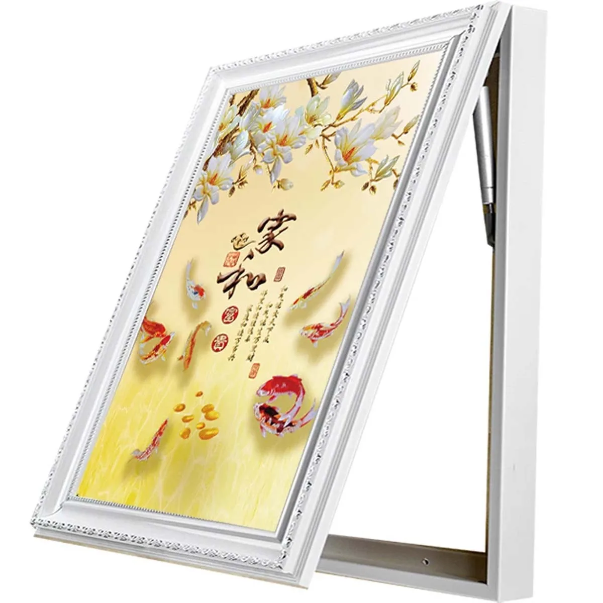 

Vertical version of the occlusion power box hide the distribution box decorative painting left and right push Nordic painting
