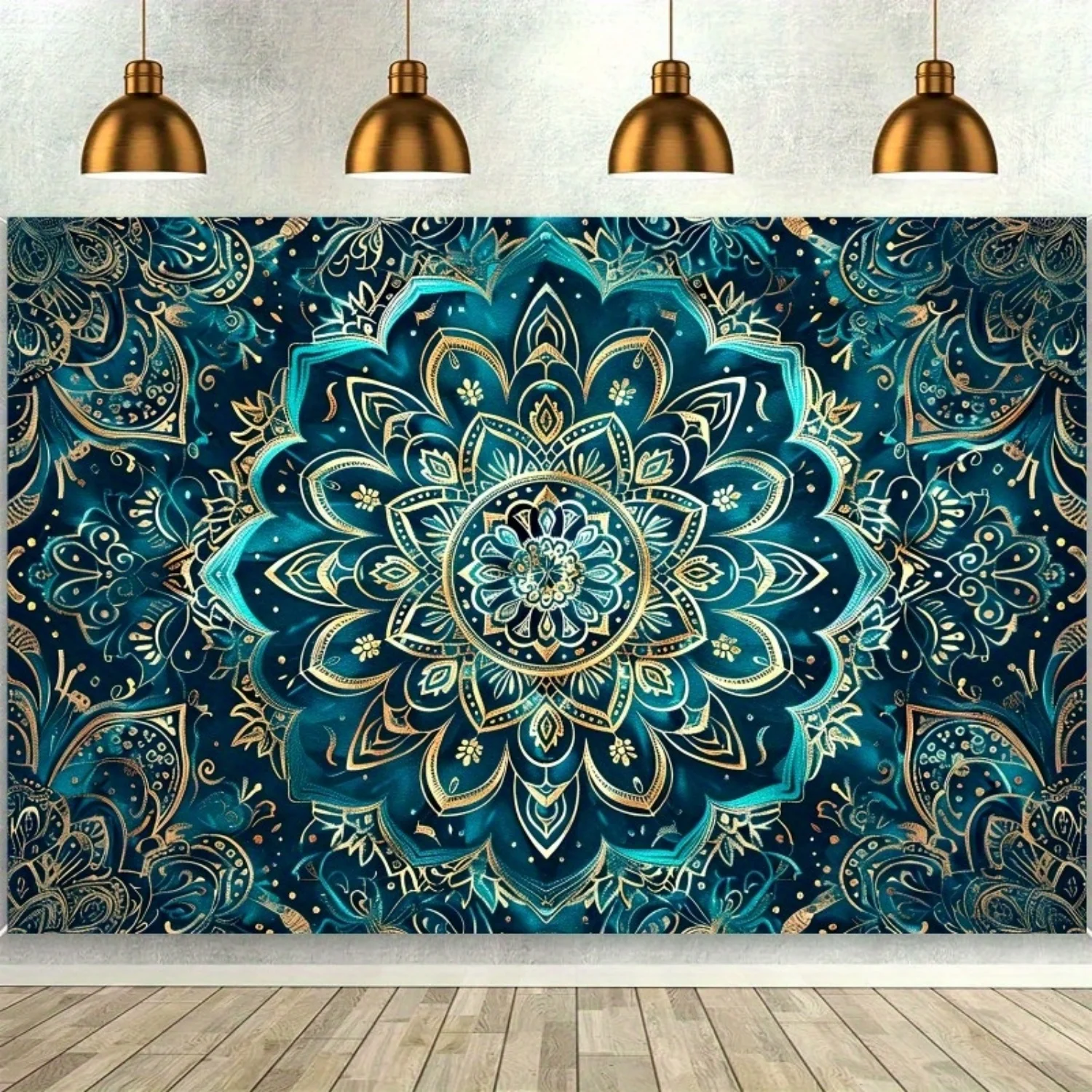 

Настенный гобелен в стиле бохо с мандалами — богемный декор для стен с узорами мандалы