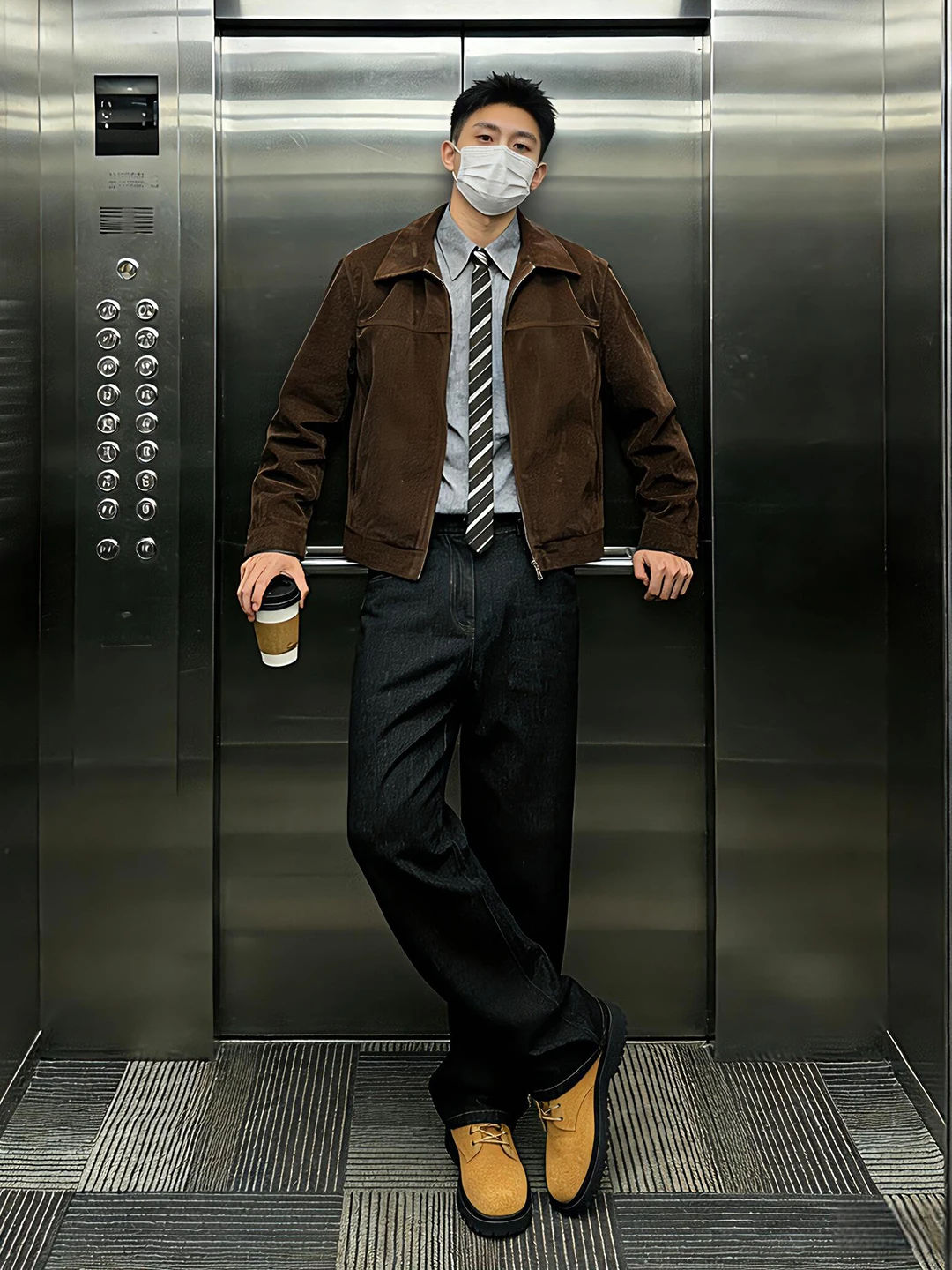 

Мужские джинсы American Sle с высокой талией, зауженные, осенне-зимние, с расклешенными штанинами, Cleanfit Maturi Sle, длинные брюки