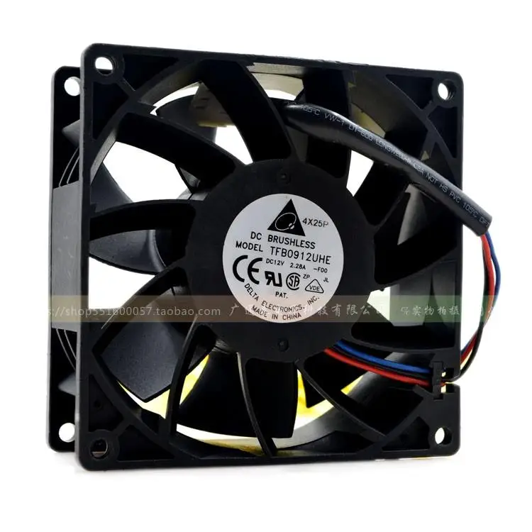 Delta TFB0912UHE 12V 2.28a 9238 9CM Violence Car Modification Cooling Fan 9038