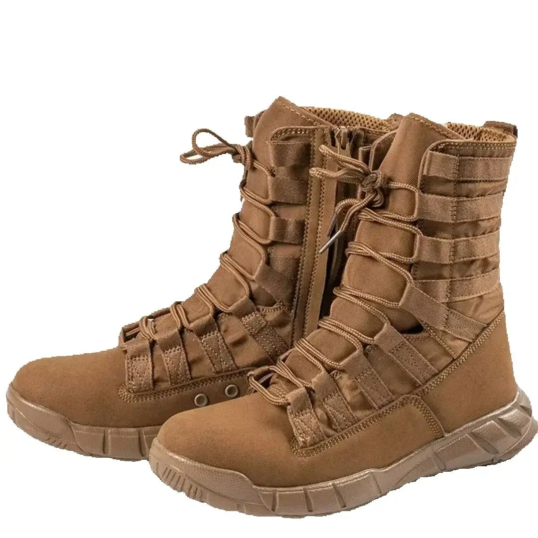 

Tactical Boots Lightweight Combat Boots Men Outdoor Hiking Desert Shoes Breathable Comfort Male Jungle Ankle Shoes