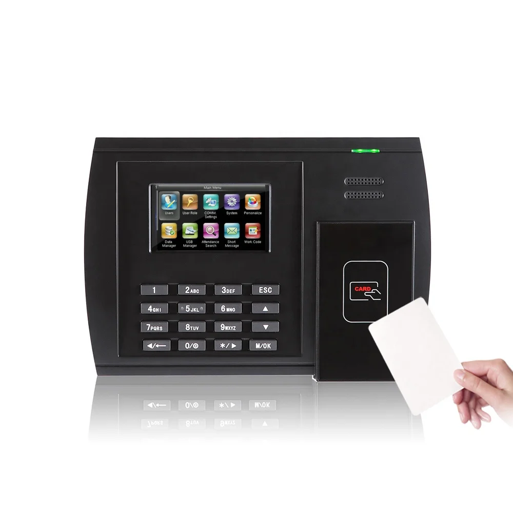

July003 3 Inch Punch Card RFID Card Reader Time and Attendance Machine with TCP/IP and USB Port(S550)