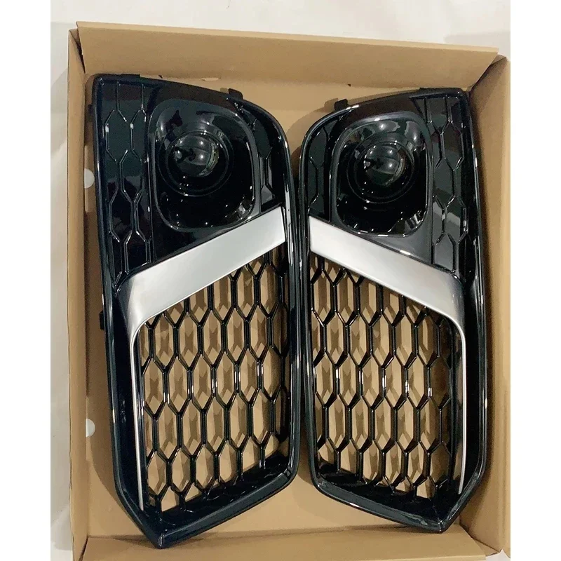 

Car Front Bumper Grills Fit For Audi new Q5 Q5L 2018 2019 2020 in Racing Grills ABS Replacement Grills