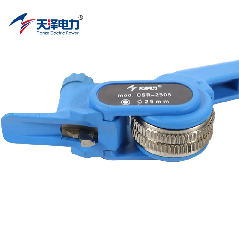 CSR-2505 Power Cutter Stripping Tool Industrial DIY Grade Outer Sheath Strip Cable Jacket Stripper with OEM & ODM Support