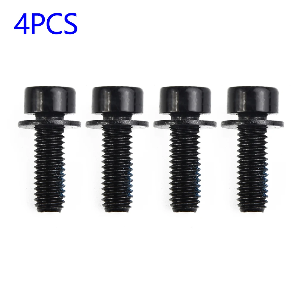 4 Pcs Of 18mm Bicycle Disc Brake Mounting Screw Mountain Bike Oil Brake Caliper Fixed Conversion Seat Screw Bicycle Accessories