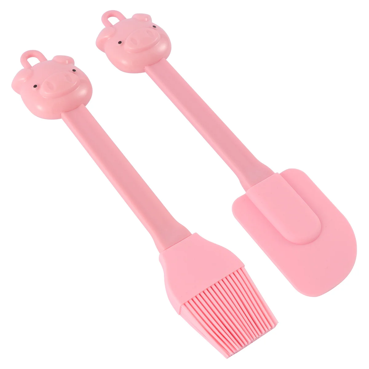 

Cake Cream Scraper Silicone Baking Tools Kids Spatula Multifunction Pink Brush Child