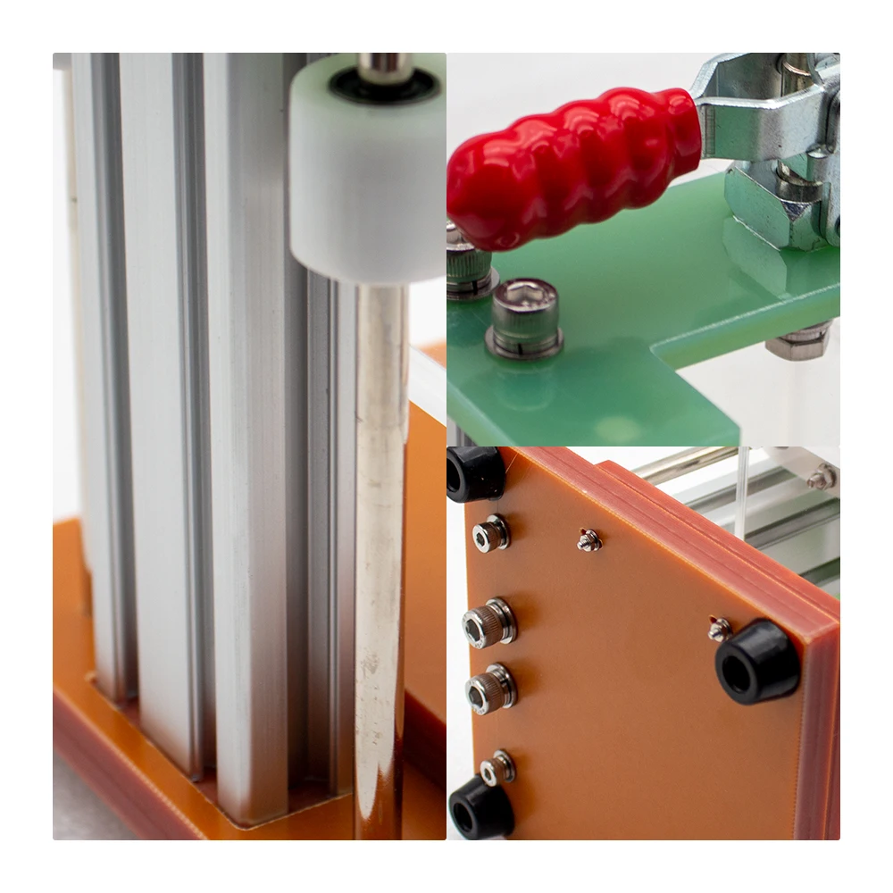 PCBA Test Fixture Universal Test กรอบ PCB การทดสอบ Jig Bakelite Fixture Test Rack พิมพ์ Circuit Board Test Fixture จังหวะ20มม.