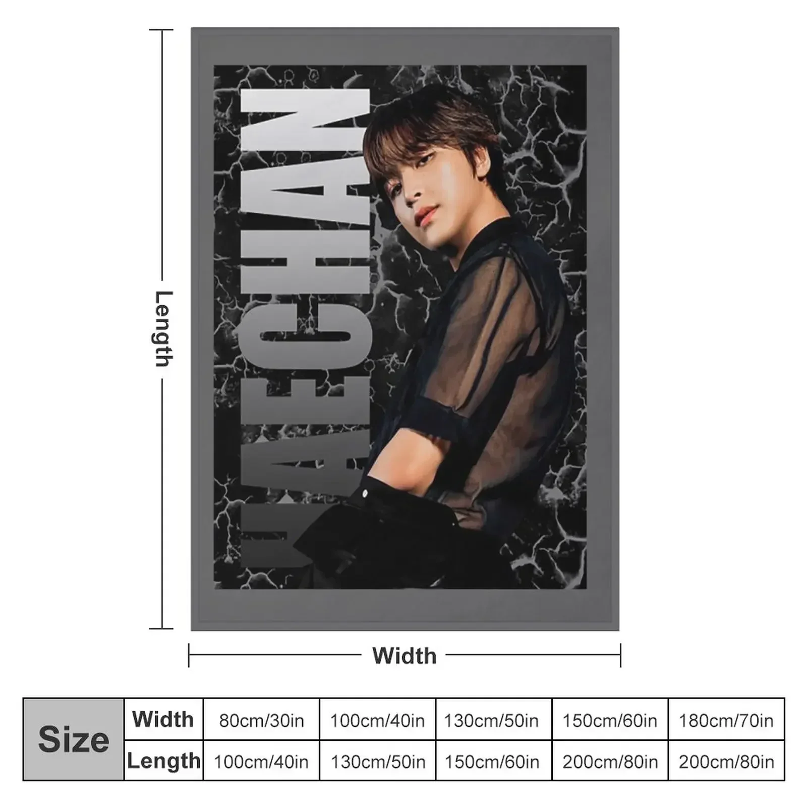 Haechan Throw Blanket Vintage Bed linens decorative Blankets