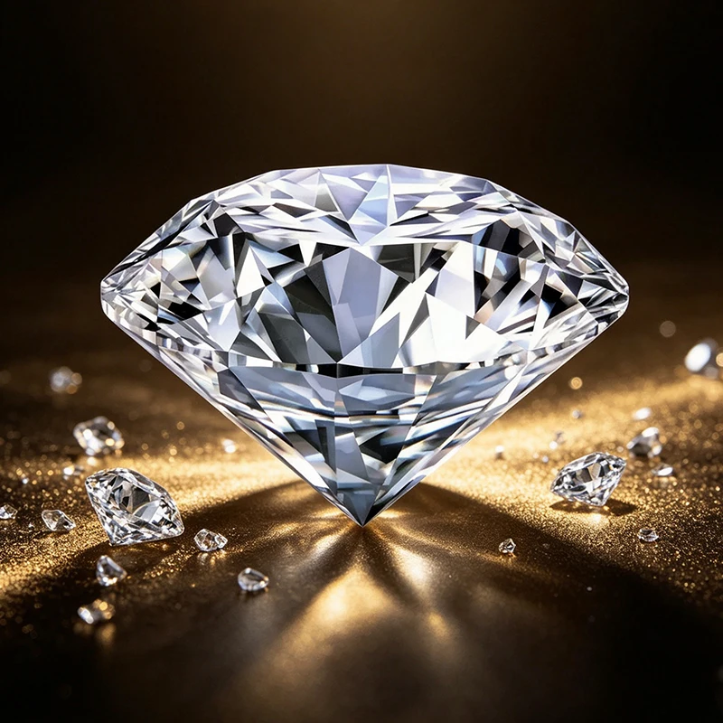 Premium D Color Moissanite Stone with GRA Certificate 0.1-10.0ct Moissanita Loose Gemstones Pass Diamond Tester Wholesale Prices