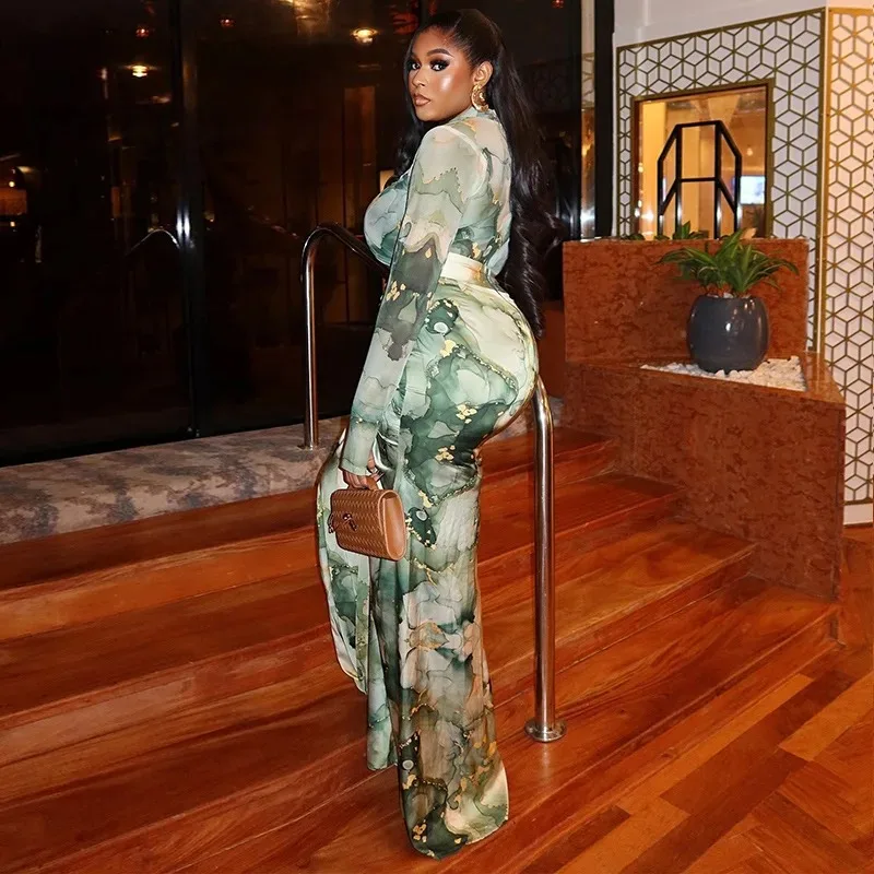 

Women's Turtleneck Long Sleeve Tops & Pleated Waistband Long Skirt, 2pcs Set