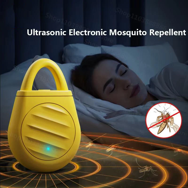 Ultrasonic Electronic Mosquito Indoor Intelligent Automatic Mosquito Repellent Portable Outdoor Camping RepellentCharging