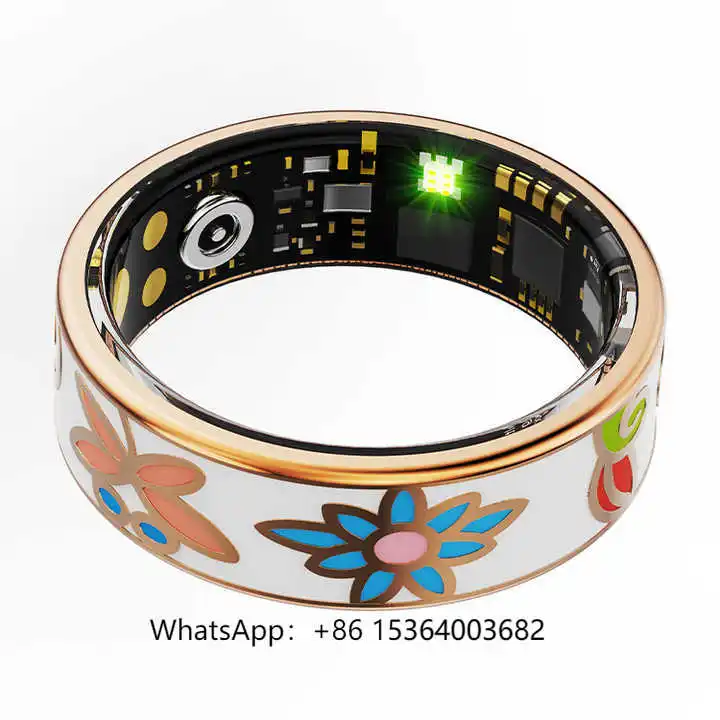 

Смарт-кольцо R18 для женщин, модные женские носимые устройства, IP68, кольцо на палец, интеллектуальный фитнес-трекер артериального давления