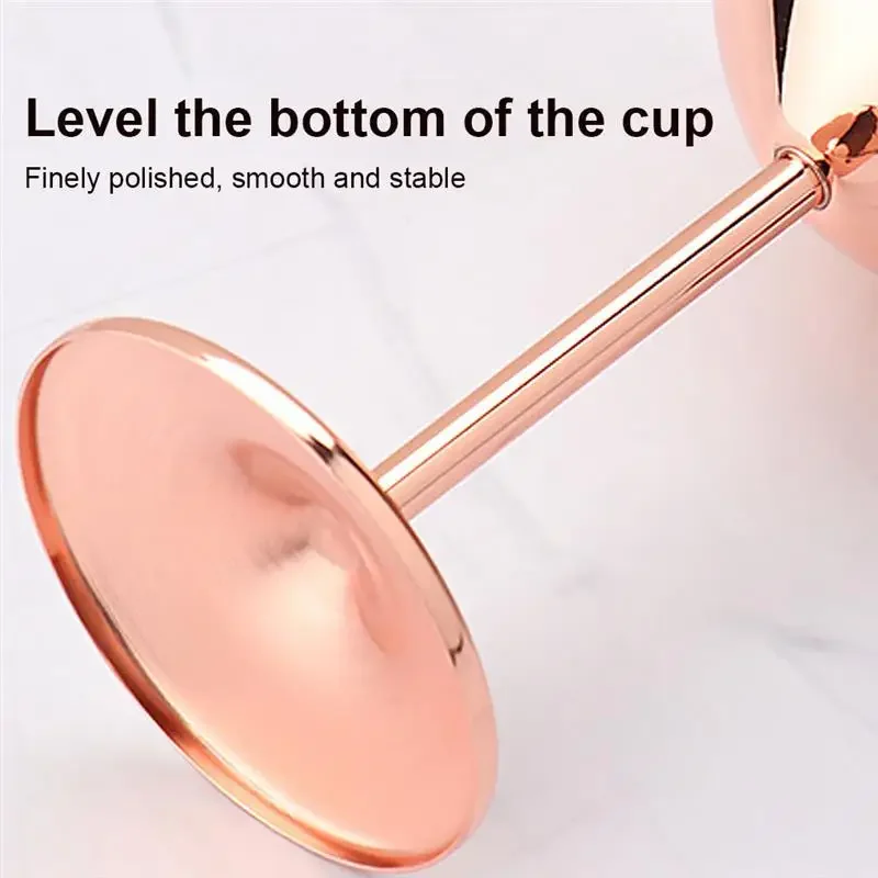 500/220ml Stainless Steel Goblet Champagne Cup Wine Glass Cocktail Glass Creative Metal Wine Glass for Bar Restaurant Cocktail