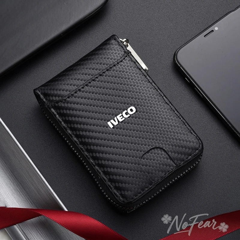 

Кожаный кошелек-ключница для IVECO DAILY IV V VI Van Daily S-WAY T-WAY X-WAY DAILY 4X4 с местом для кредитных карт и эмблемой автомобиля