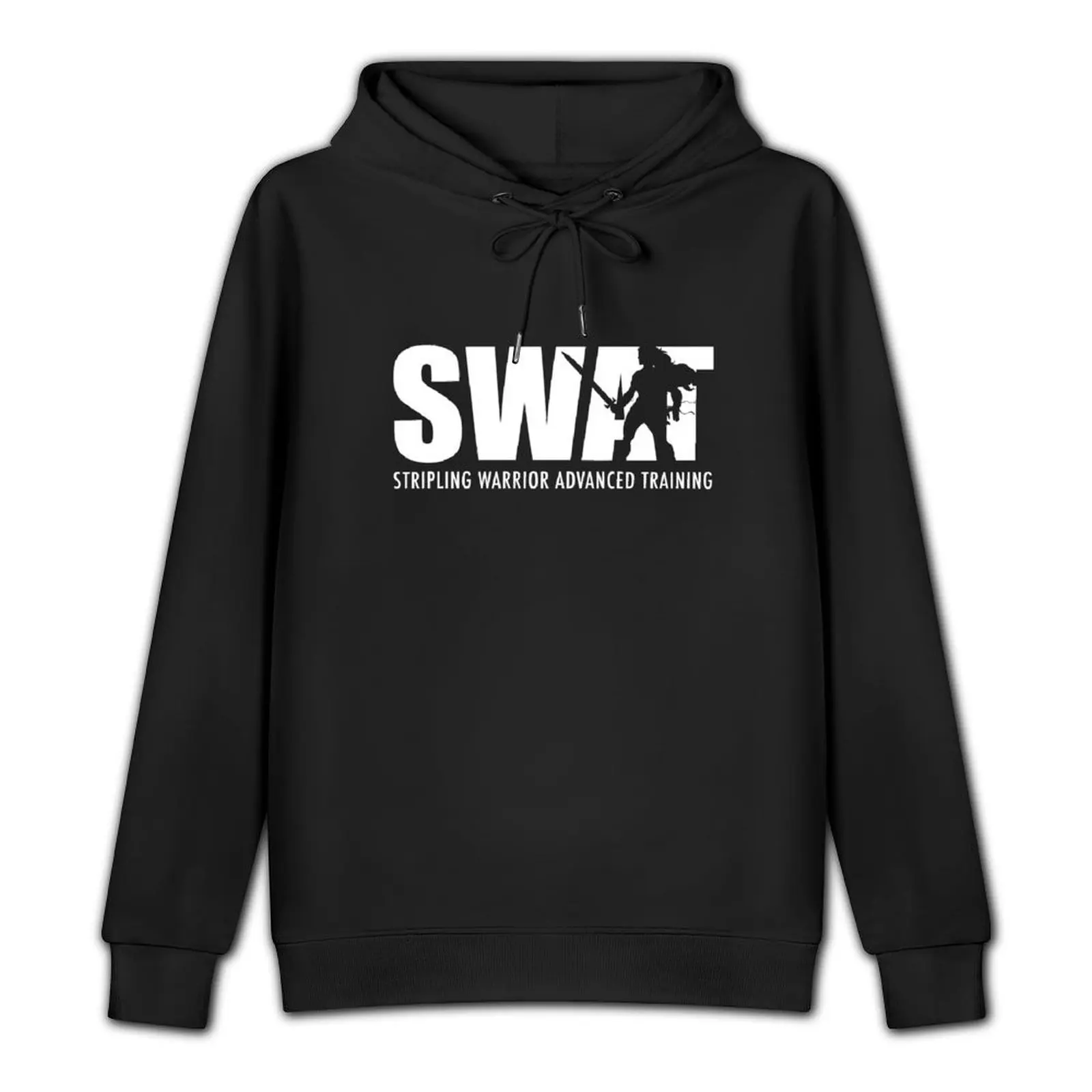 SWAT - Stripling Warriors Advanced Training - White Logo Pullover Hoodie mens designer clothes men clothing autumn hoodie