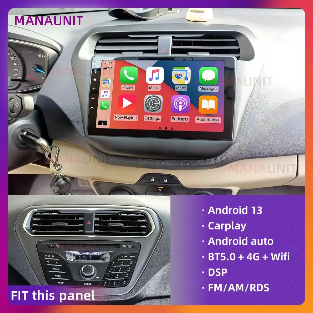 For Ford Escort 2014-2018 Car Multimedia Player,Carplay,Android Auto,Radio,Navigation,GPS,Stereo,Head Unit,DSP,Smart Voice,DSP