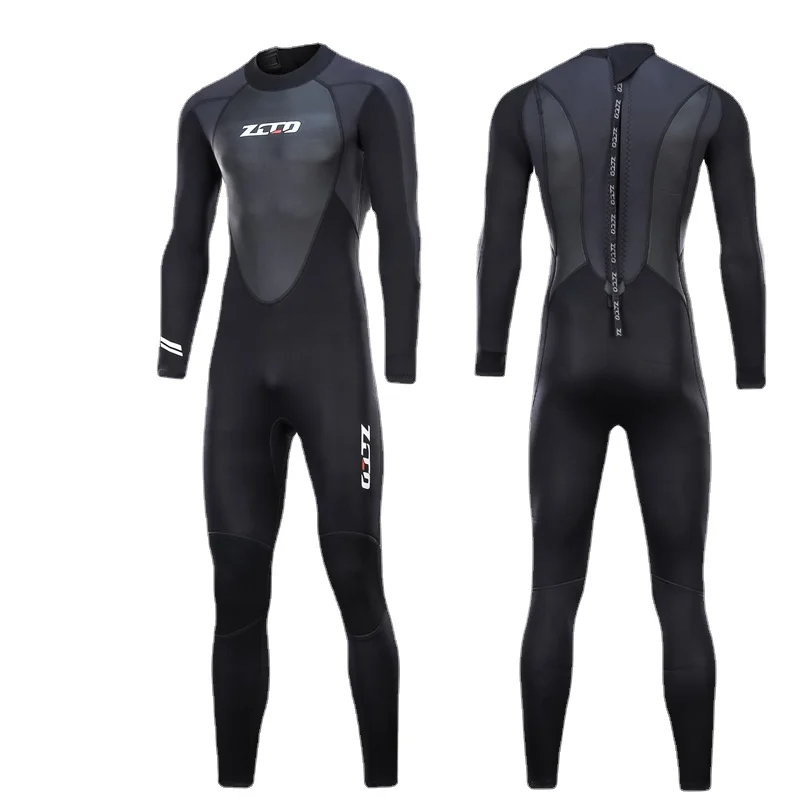 3mm Neoprene Wetsuit Scuba Diving Suit Men Women's Thermal Swimsuit Deep Spearfishing Snorkeling One-piece Surfing Suit