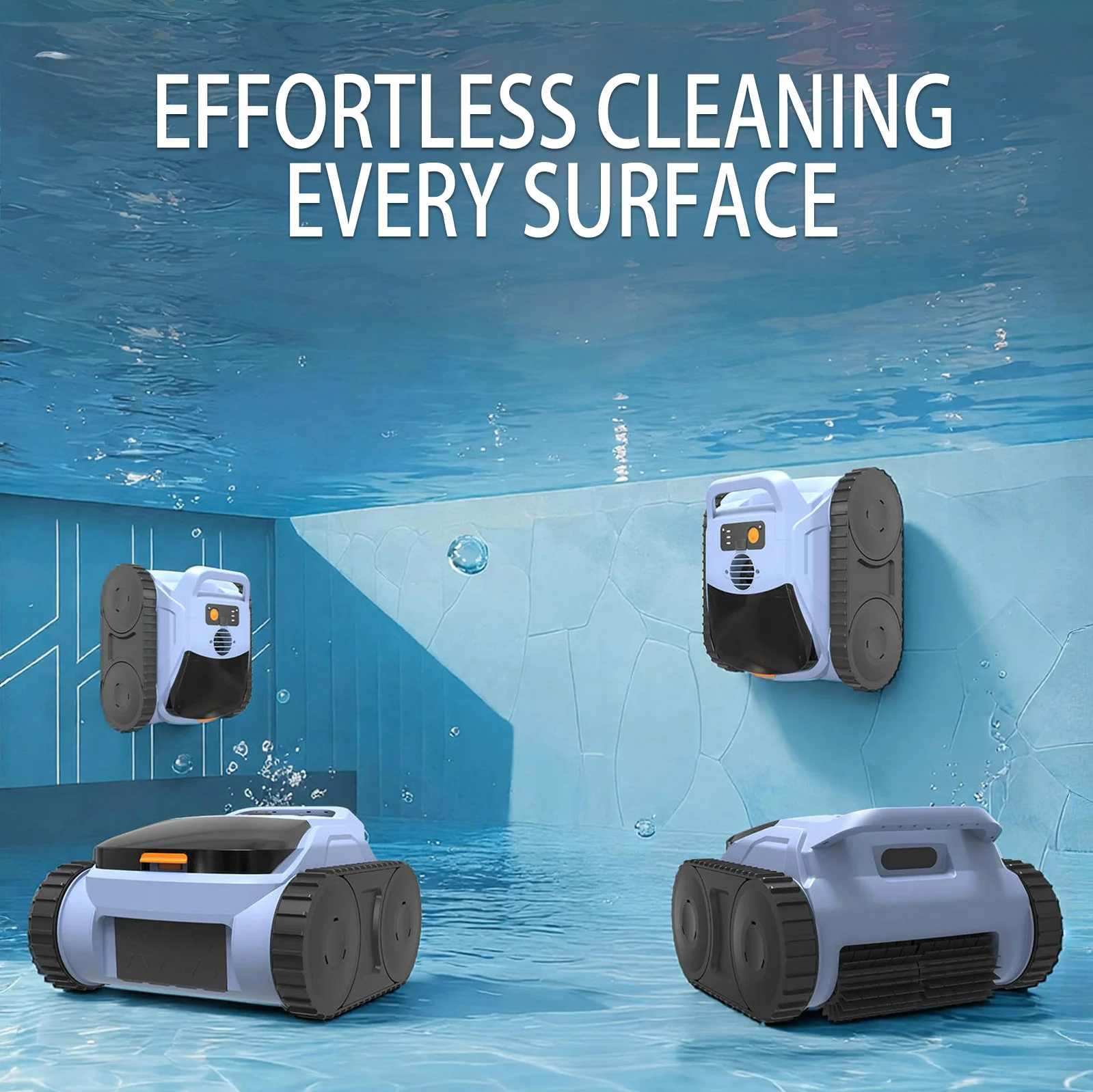 STLF Advanced Intelligence Smart Pool Cleaner Robot automatic Dual 180W Motors Robotic Pool Cleaner
