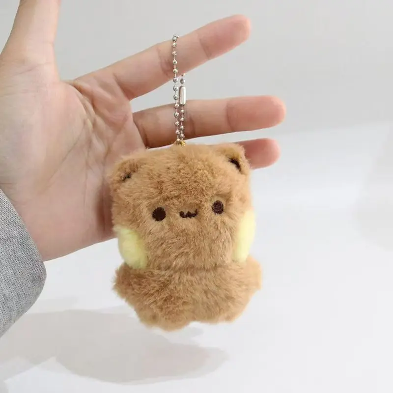 Petit porte-clés en peluche, pendentif en peluche, poupée pendentif de sac, sac à dos de poupée, accessoire de décoration suspendu pour Couple