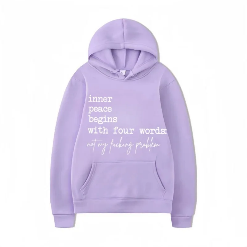 Der innere Frieden des Kapuzenpullovers 2025 beginnt mit vier Wörtern