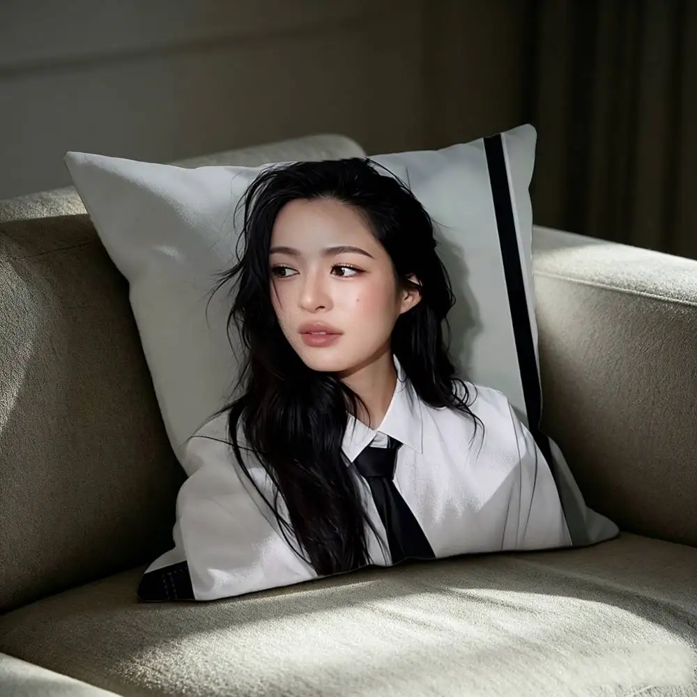 Lingling Kwong TV The Secret of Us Square Sofa Pillow Cover Solid Color Living Room Home Decor Cushion Case