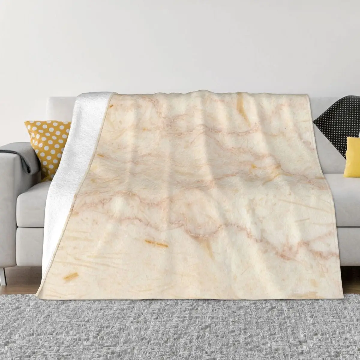 

Marble beige peach red warm texture background Italian Marble red verona marble print Throw Blanket fluffy blanket