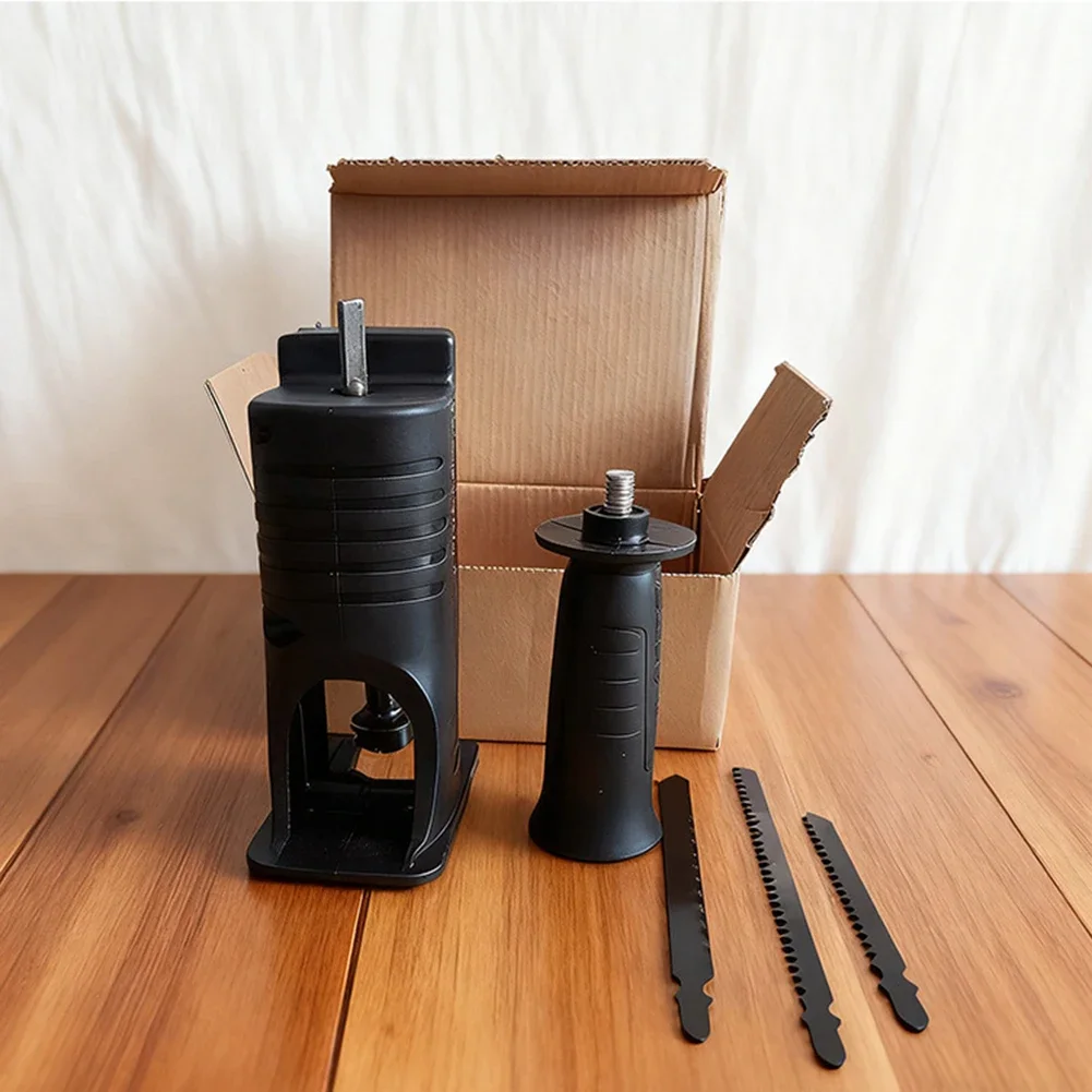 Light-Duty Drill to Reciprocating Saw Adapter for Cutting HardFor Wood SoftFor Wood and Galvanized Steel Sheets