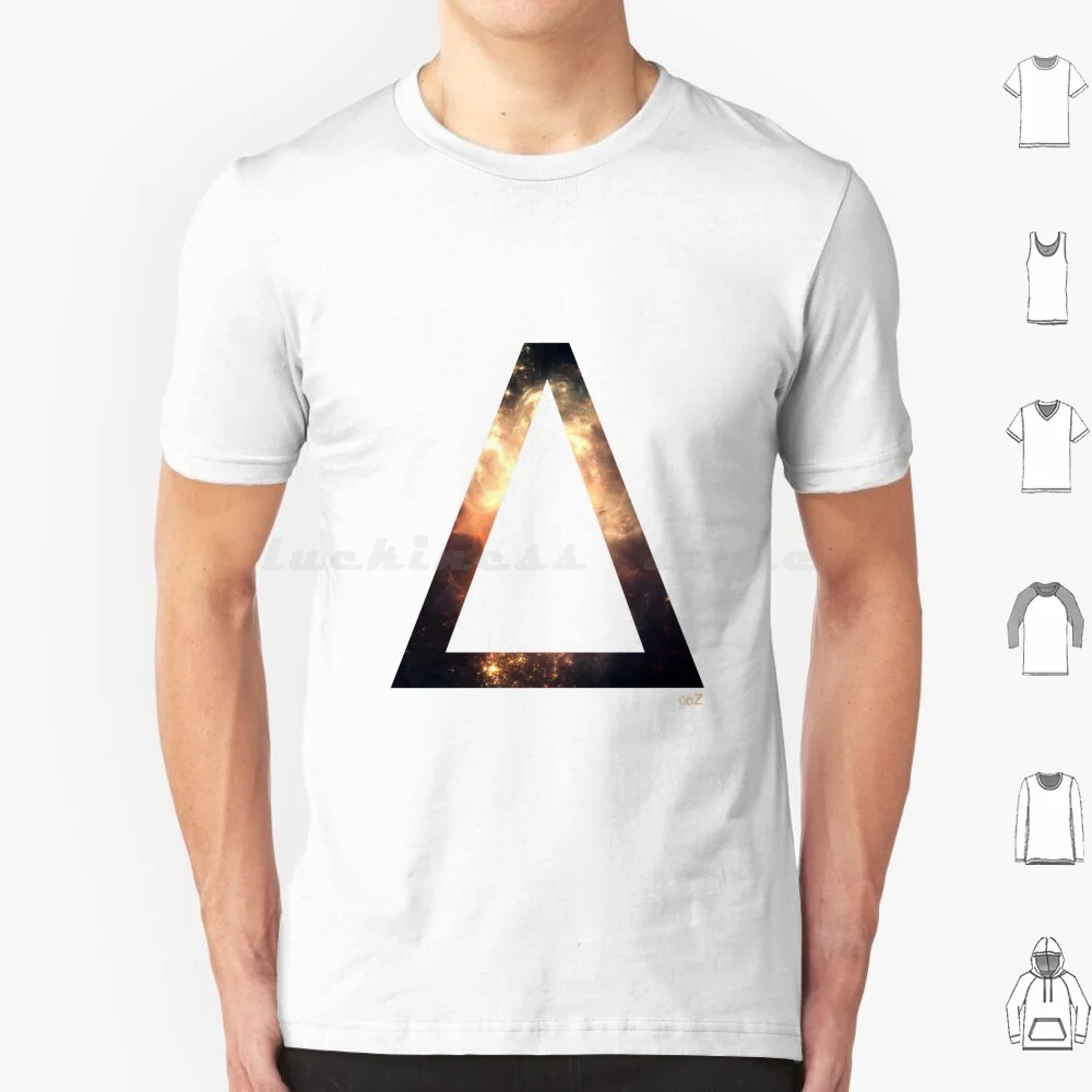 Camiseta concepto espacial de letra Delta para hombres, mujeres y niños, 6xl, concepto abstracto, diseño Alpha, estrellas espaciales, galaxia, estrella, galaxias, universo