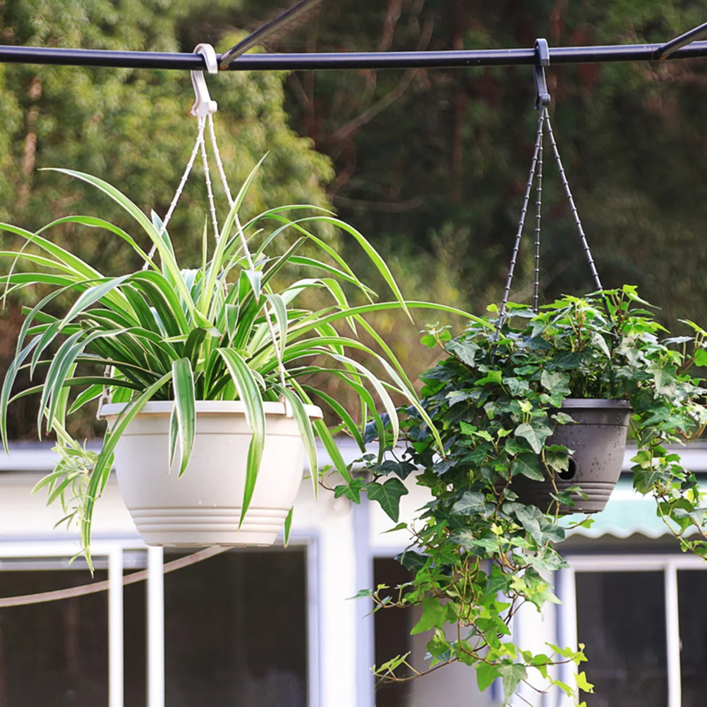 

3Pcs Wall Hanging Planters Outdoor Indoor Flowerpots for Succulents Ferns Stylish Planter Basket Garden Decor Container