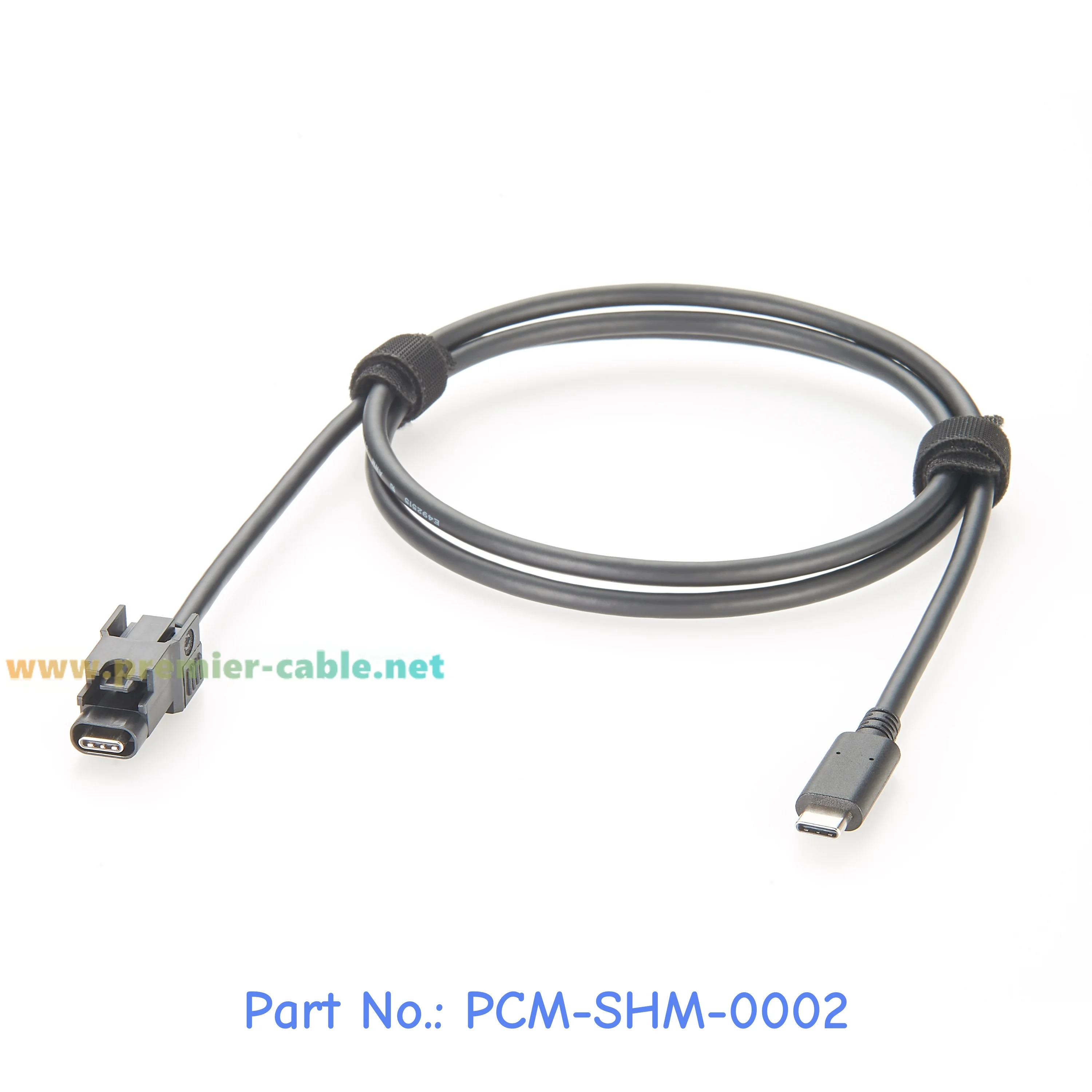 كابل توصيل USB 3.1 Type-C ذكر إلى HSBridge USB 3.1 Type-C A Code Male للسيارات متوافق مع Amphenol CAA00USBC001150