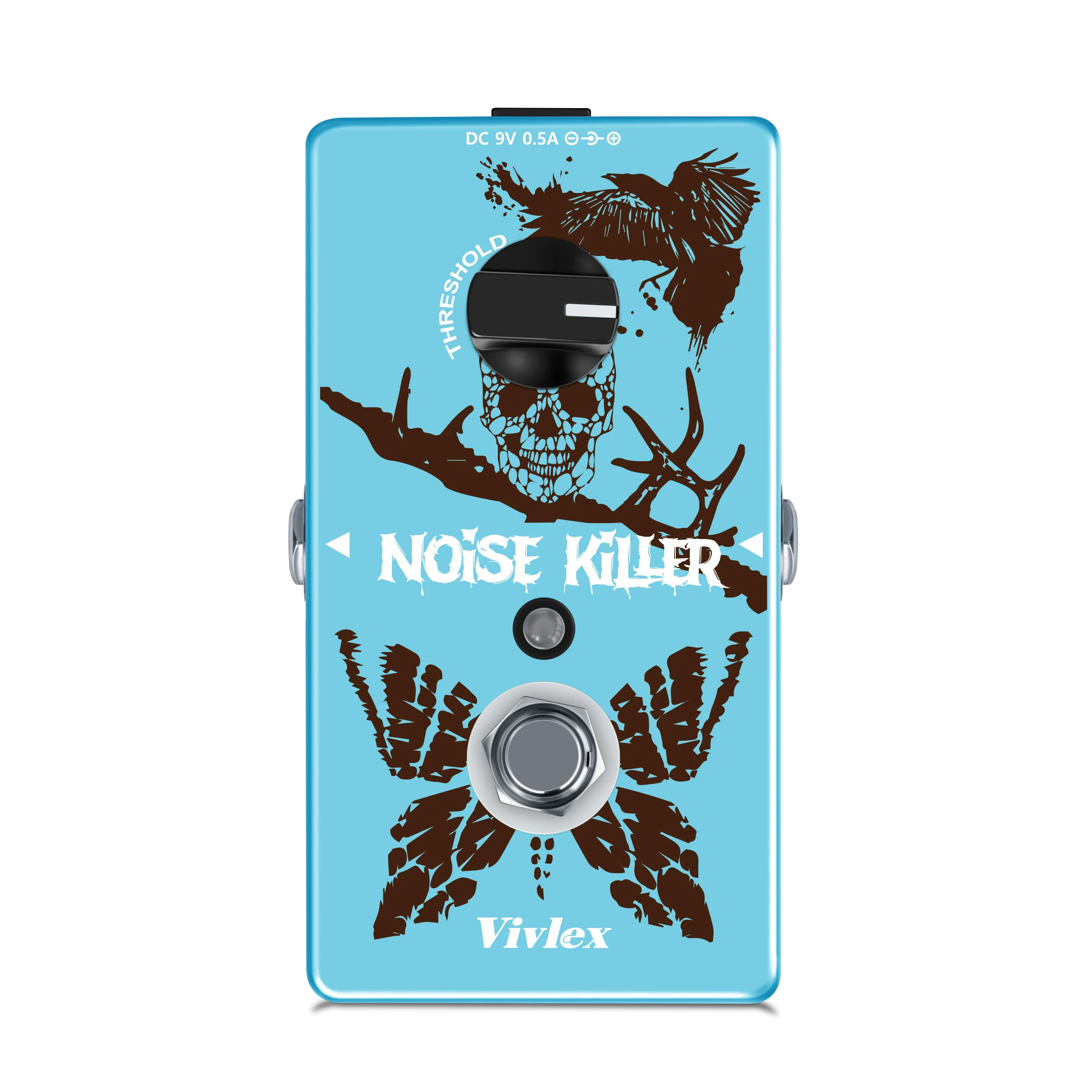 VIVLEX  Guitar Pedal Noise Gate Effects Noise Reduction Noise-Killer Reducor Suppressor For PedalBoard Electric Bass Noisegate