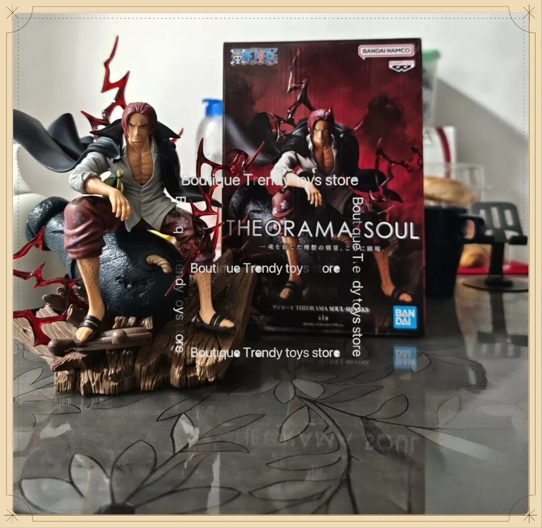 

Bandai Banpresto Official Anime One Piece THEORAMA SOUL Shanks PVC Action Figure Model Collectible Toy Gifts