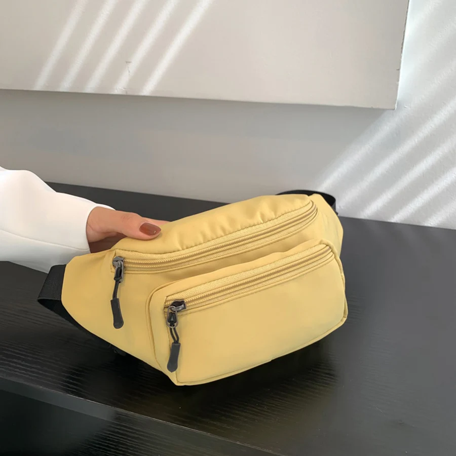 

Поясная сумка-бананка для спорта, фестивалей, тренировок, путешествий, бега, большая, через плечо, повседневная, для телефона и кошелька, без рук, на пояс