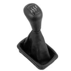 5/6 Speed Gear Shift Stick Knob Leather Boot Gearbox Handle Lever For Mercedes Benz W202 C 93-01 W208 CLK 97-03 W210 E 95-03