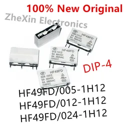 10PCS/Lot   HF49FD/005-1H12 、HF49FD/012-1H12 、HF49FD/024-1H12   New Power Relay  HF49FD-012-1H12、HF49FD-005-1H12、HF49FD-024-1H12