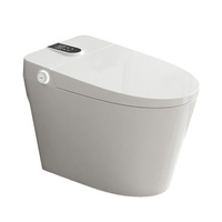 Bathroom Led Smart Toilet with Remote Control Floor Mounted Intelligent Smart Toilets