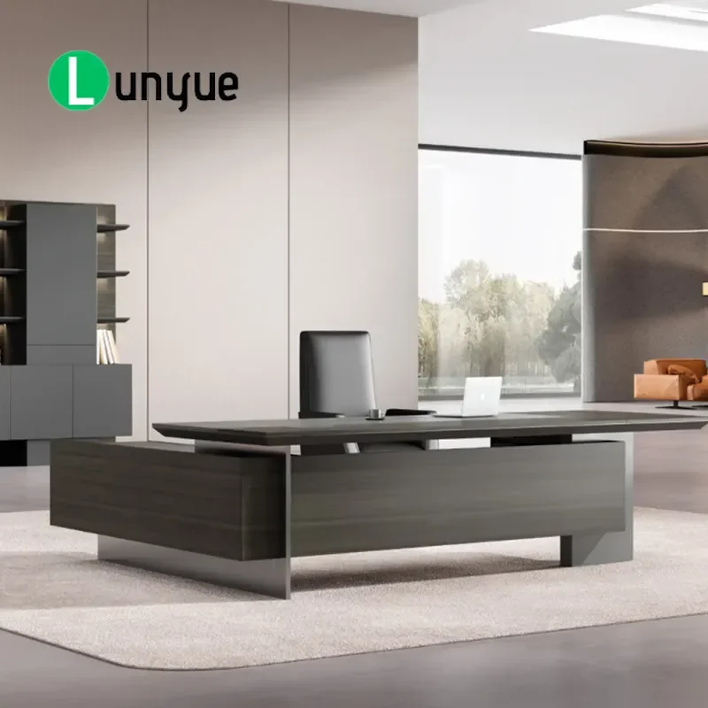 Modern Executive Desk High End Boss Table Simple New Chinese Style Office Furniture Large Manager Workstation for Home Office