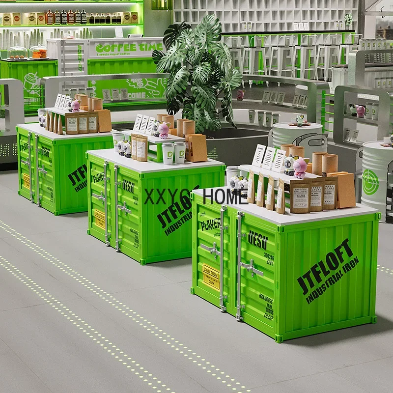 

Шкаф Zhongdao, магазин одежды, Модный магазин, двухсторонняя полка, многослойный образец, витрина