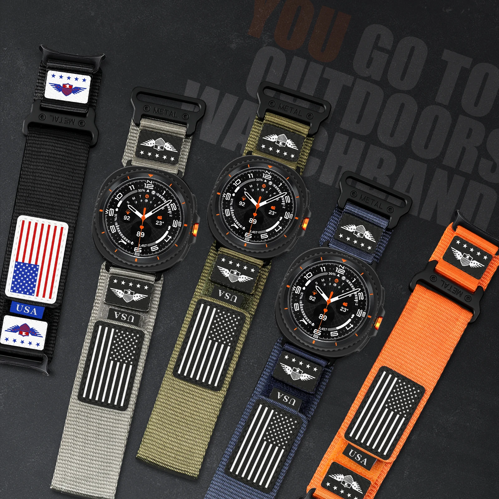 Banda robusta para samsung gal - Smartwatch Rugged Watches For Men avaliação e preço