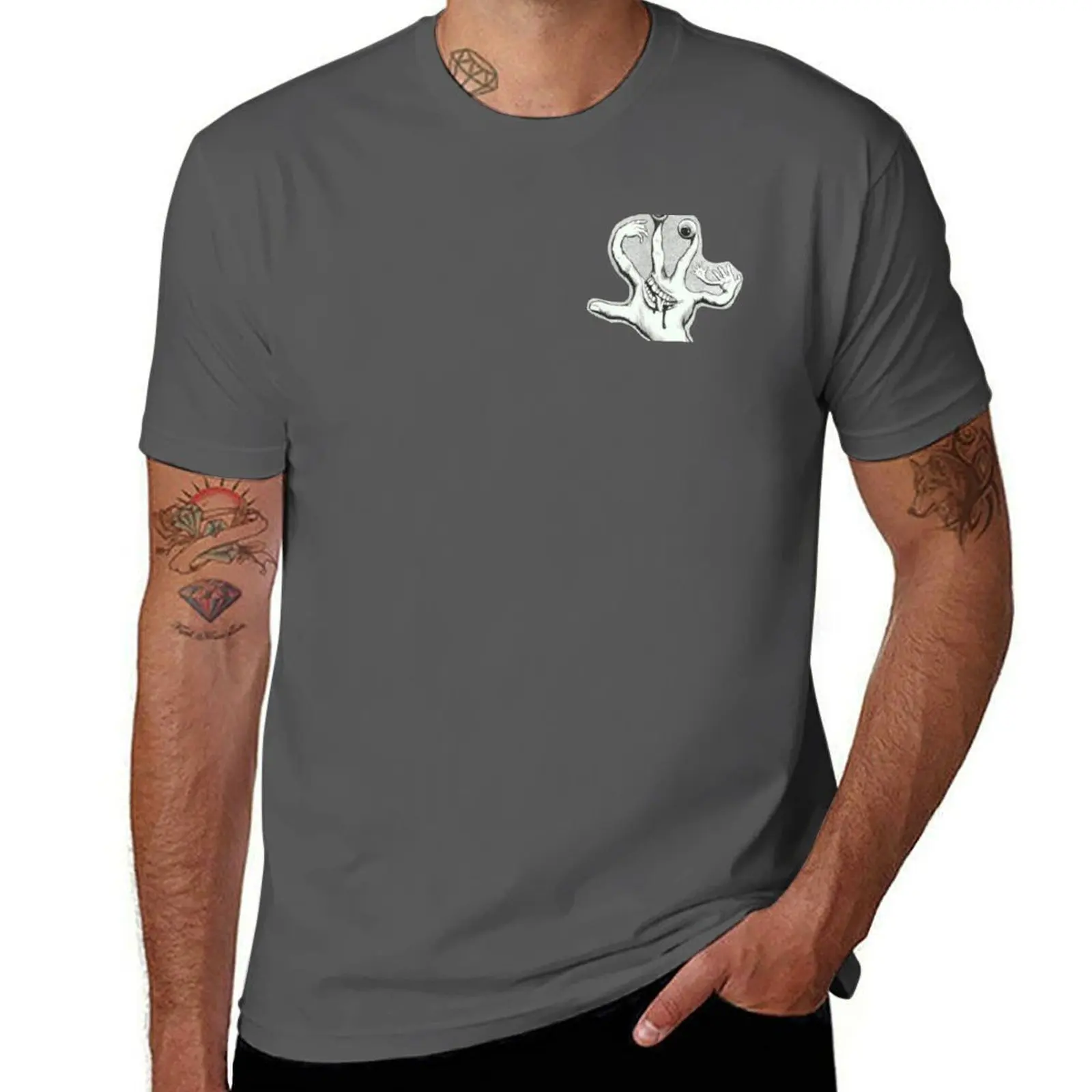 

Parasyte - Migi T-Shirt Simple Casual Short Sleeve Cotton T-Shirt