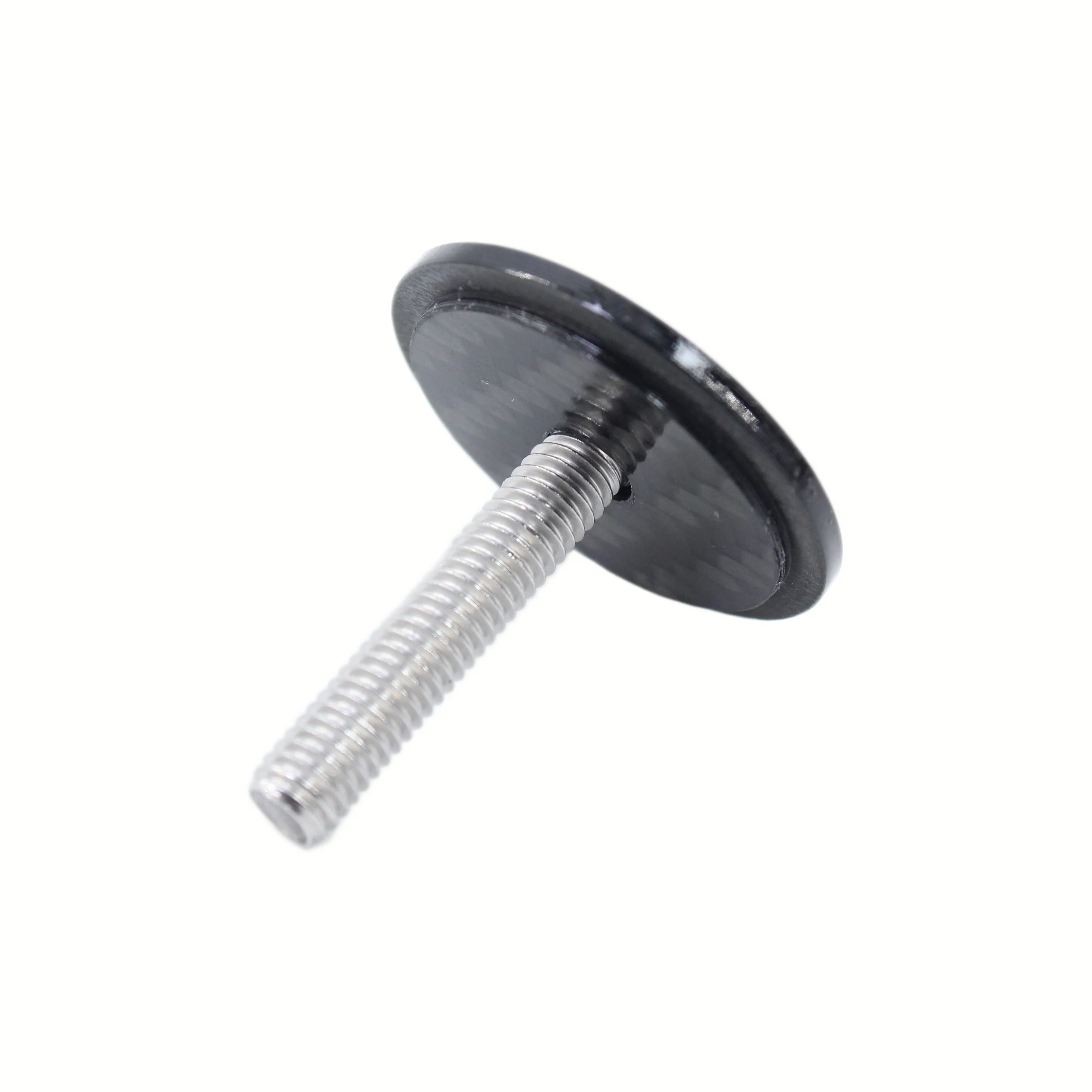 Neueste Bike 3K Vollcarbon Fahrrad Vorbauabdeckung Carbon Fahrrad Headsets Carbon Top Caps SUS304 Edelstahl Schrauben M6x35mm – Detail 18