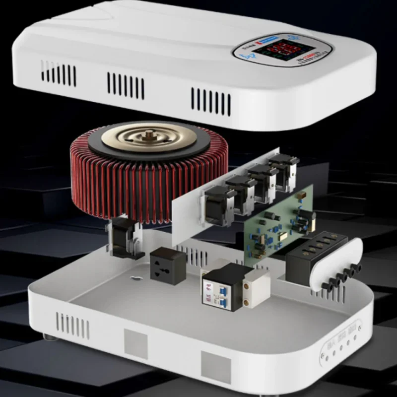 スマート電圧レギュレーター130 W,270v-15000 v,自動AC電源,商業用電圧スタビライザー