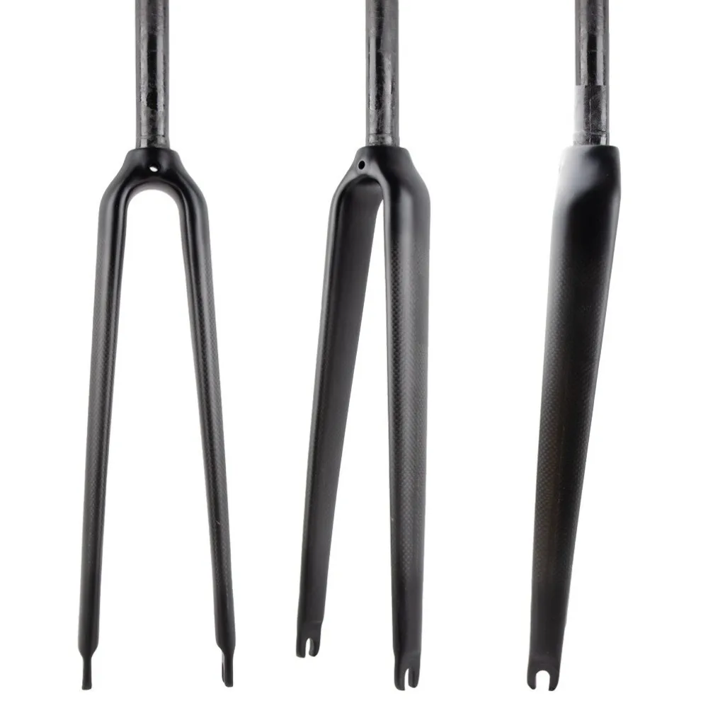 

Full Carbon Fiber Road Bike Front Fork Straight Tube Vintage Bicycle Accessory 25.4mm Clamp Diameter