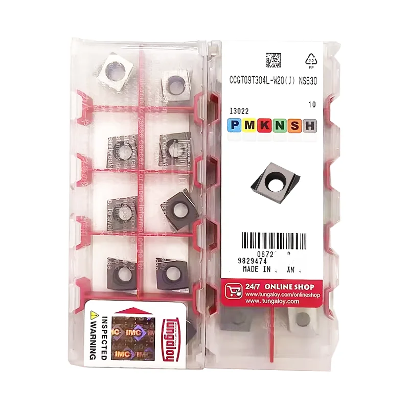 

Tungaloy CCGT060202 CCGT060204 CCGT09T302 CCGT09T304 L-W15 L-W20 NS530 NS9530 GT9530 Turning Tools Cermet Carbide Inserts