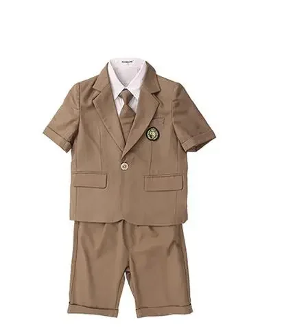 Children School Uniform Shirts Coat Dress Shorts Collar Suit Kids Baby Girl Boy Korean Cotton Teenager Japanese Clothes Outfit