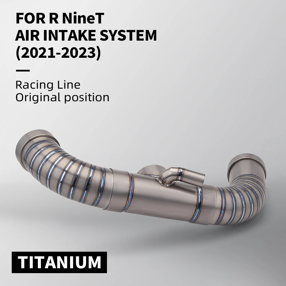 

Titanium Alloy Motorcycle Exhaust Escape For R NineT 2021 - 2024 Rep Original Slip On Mid Link Pipe