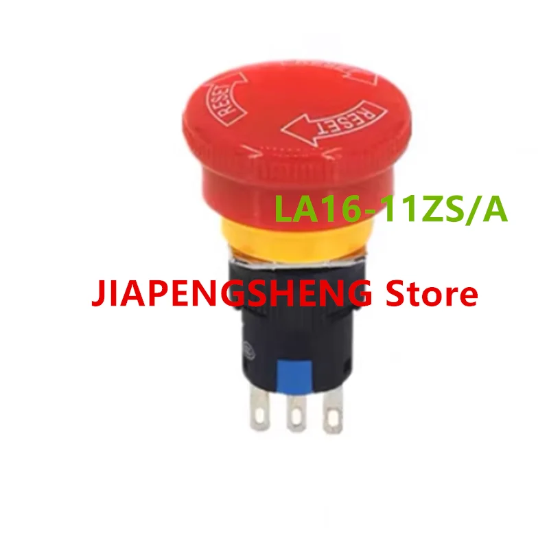 LA16-11ZS. LA16-11ZS/A Emergency stop plastic switch button Mushroom head with lock one open one close 3 pin 6 pin 6 pin emergen