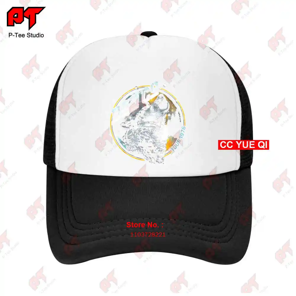 Bad Company Run With The Pack Howling Wolf Concert Tour Hard Rock Band Baseball Caps Truck Cap IV3N