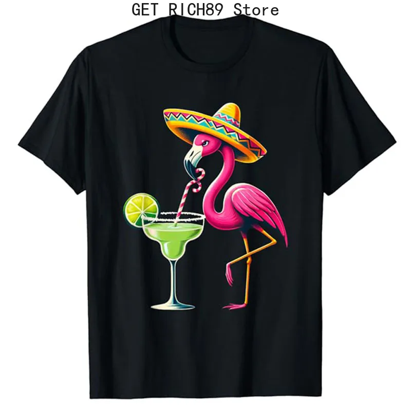 Camiseta De flamenco para beber, ropa De fiesta De Festival Mexicano, Margarita, Poncho De Cinco De Mayo, Tacos, Tequila, orgullo, regalo novedoso